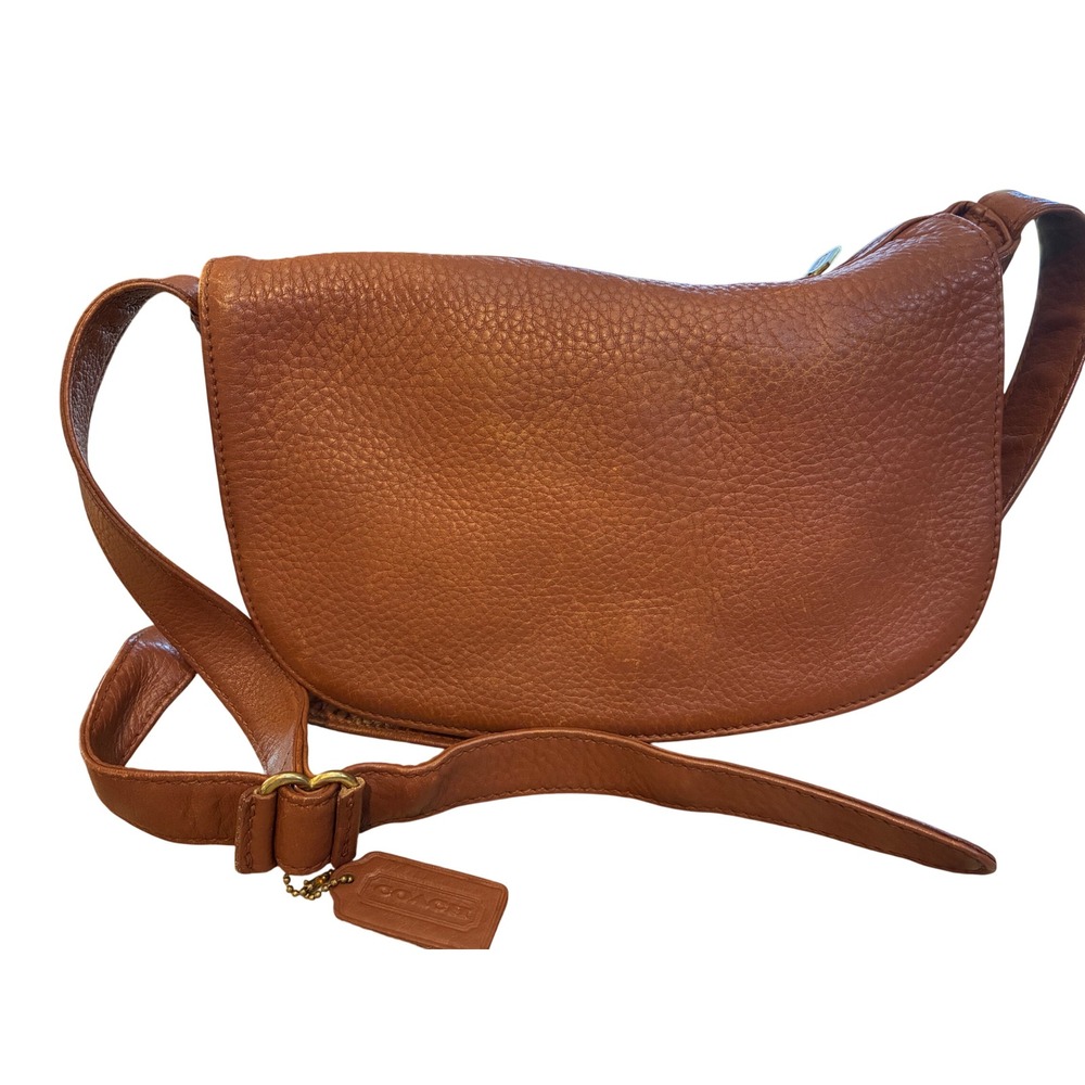 Coach Crossbody Bag Women Small Brown Excellent Vintage Leather 4903 Costa Rica